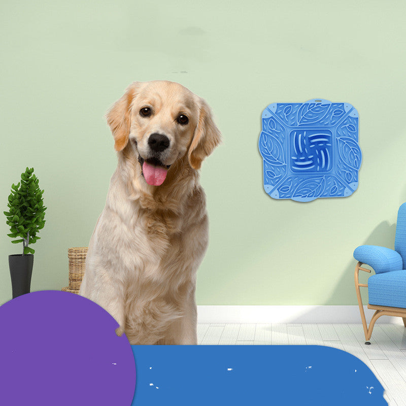 Foldable Silicone Pet Slow Feeding Mat Multifunctional Bowl