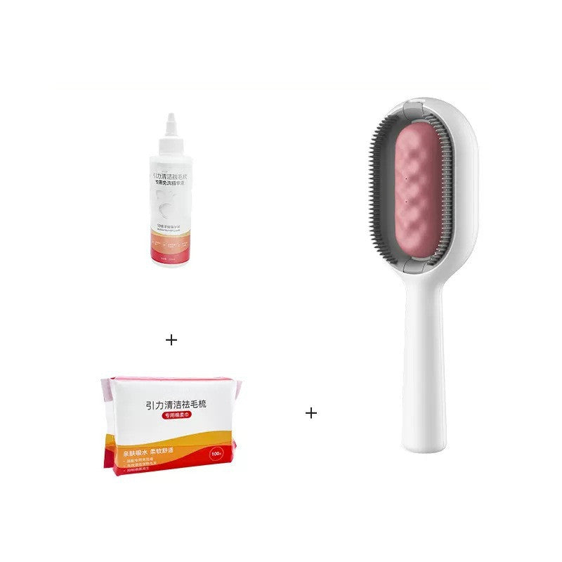 Pet Grooming Brush Dematting Comb With Tank For Hair Removal