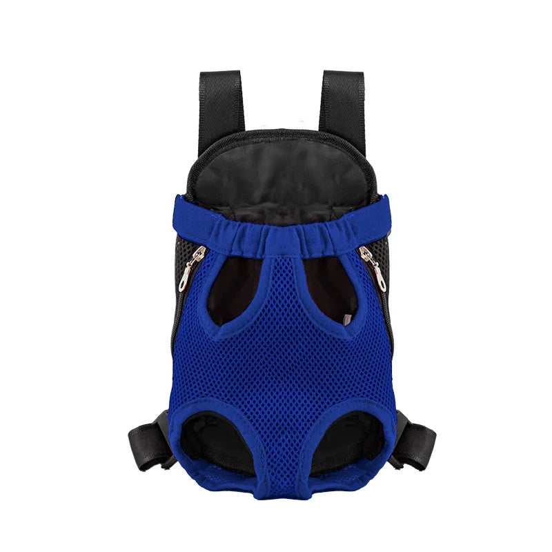 Pet Carrier Backpack Breathable Portable Adjustable Front Travel Bag