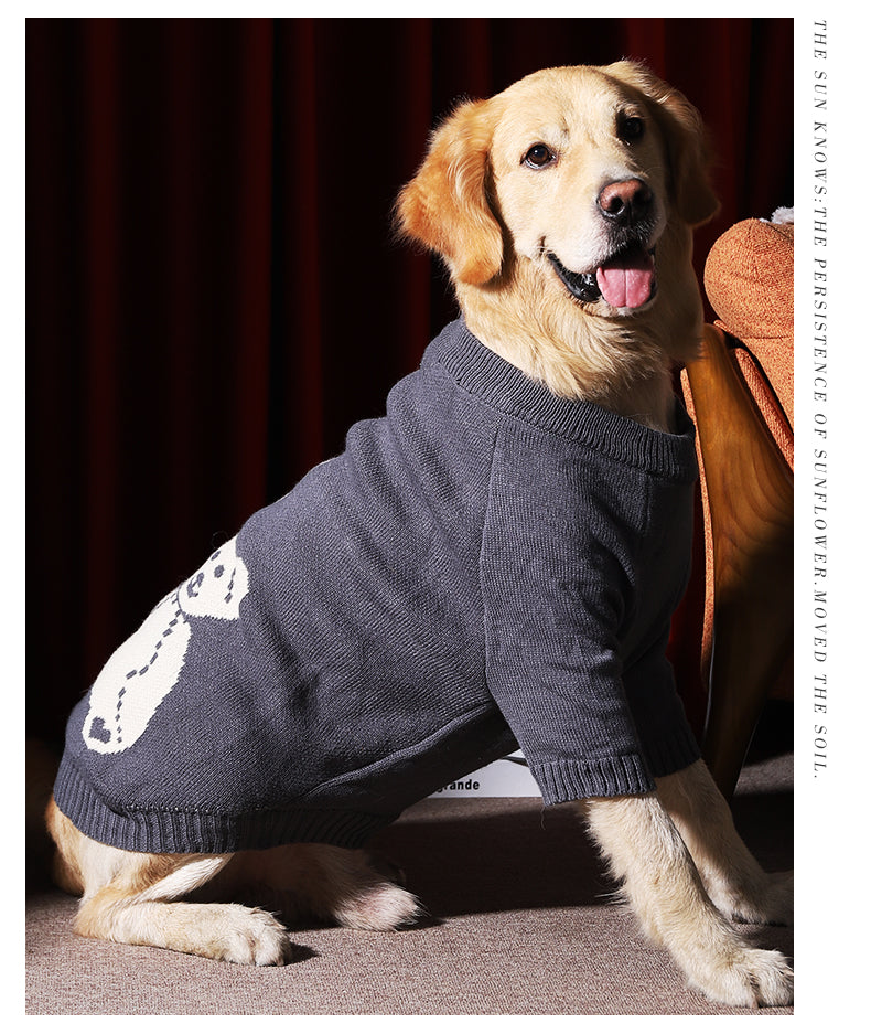 Pet Winter Thick Warm Sweater Large Soft Knit Clothing