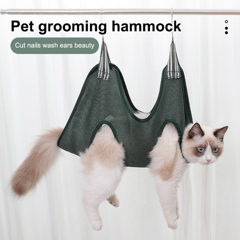 Pet Grooming Hammock Sling for Safe Trimming and Ear Care