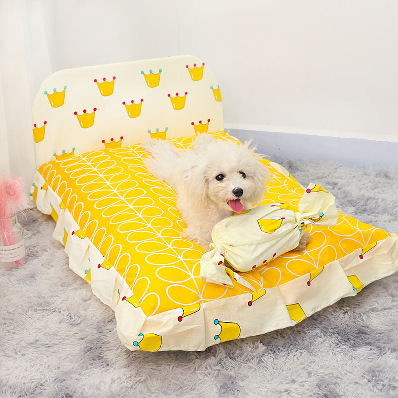 Teddy Soft Pet Bed For Small Pets