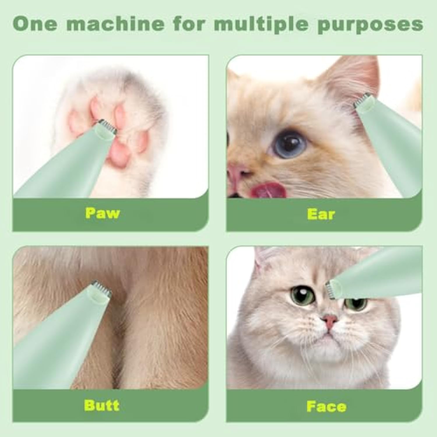 Rechargeable Pet Paw Trimmer For Safe Grooming Of Sensitive Areas