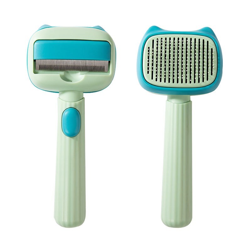 Pet Deshedding Grooming Brush And Dematting Comb For All Coats