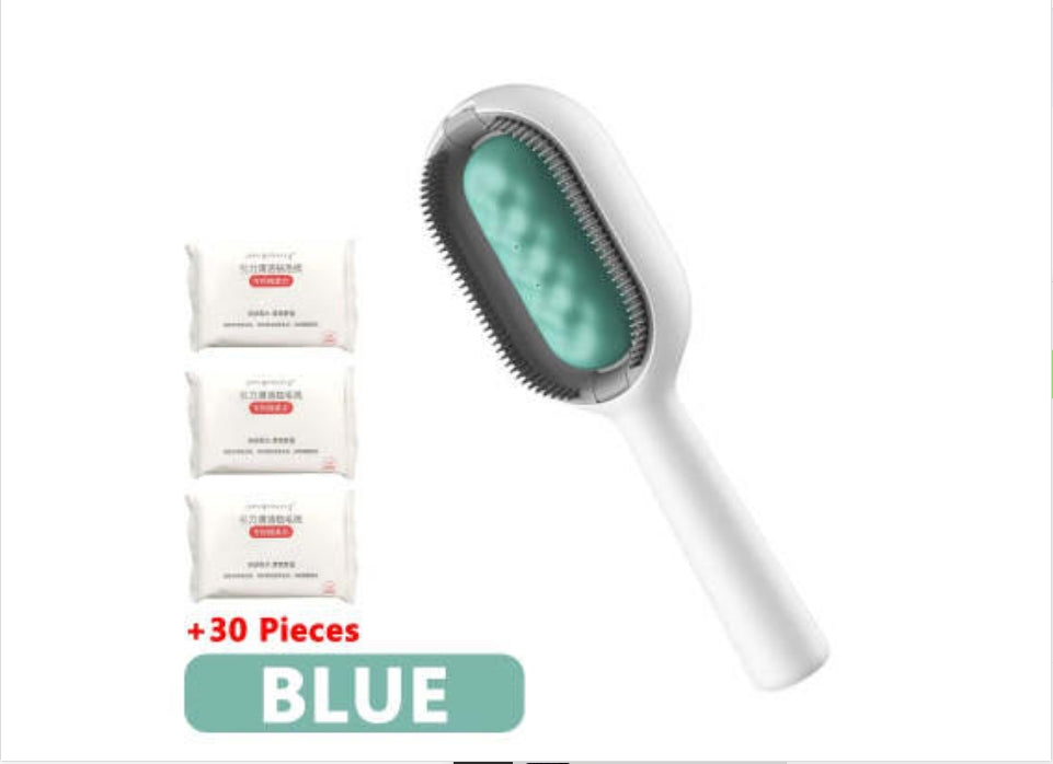 Pet Grooming Brush Dematting Comb With Tank For Hair Removal
