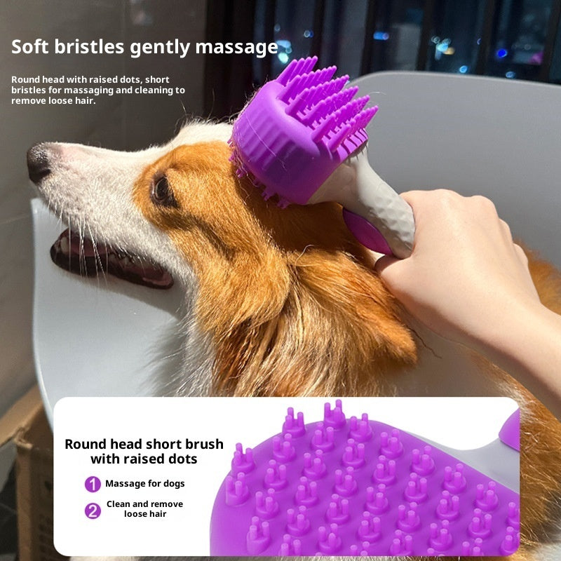 Pet Bath Brush Hair Cleaning Floating Grooming Tool