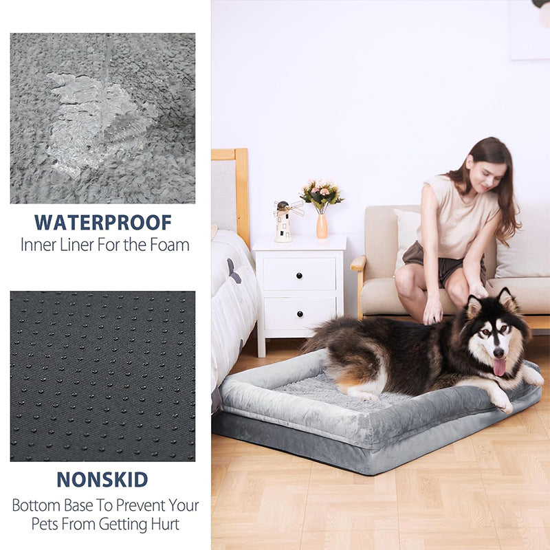 Large Pet Bed Thickened Cushion Comfortable Soft Mattress