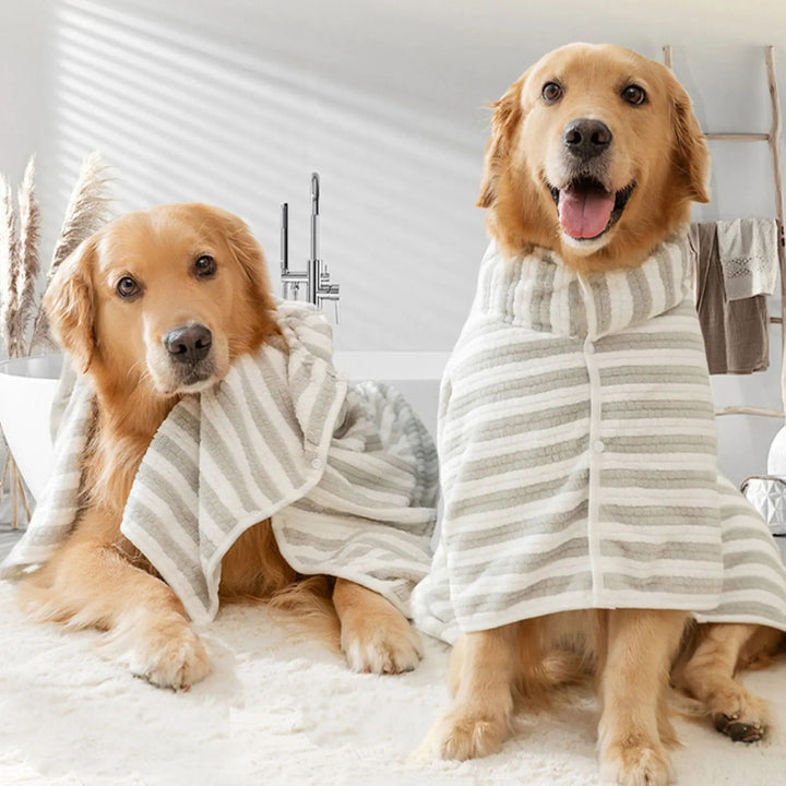 Ultra-Absorbent Microfiber Pet Bath Towel Quick-Drying Soft
