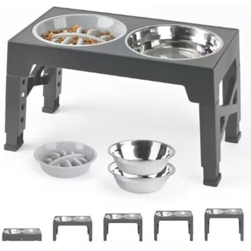 Pet Feeding Bowl with Neck Protection Anti-Tumble Medium Large