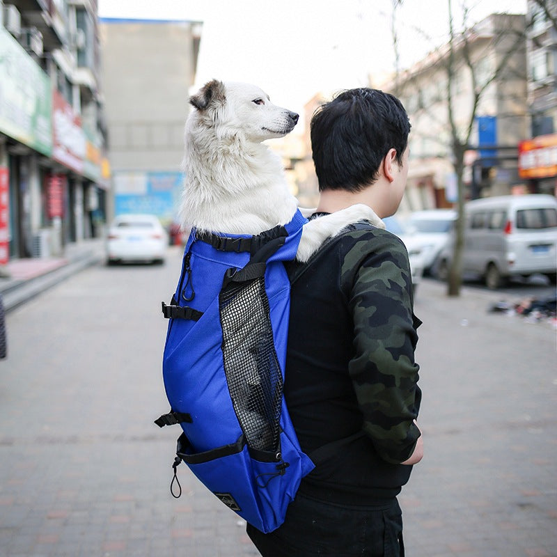 Pet Carrier Backpack Double Shoulder Portable Outdoor Travel Bag