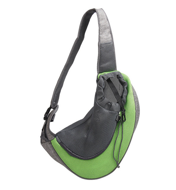 Outdoor Mesh Pet Carrier Bag Comfortable Single Shoulder Sling Tote
