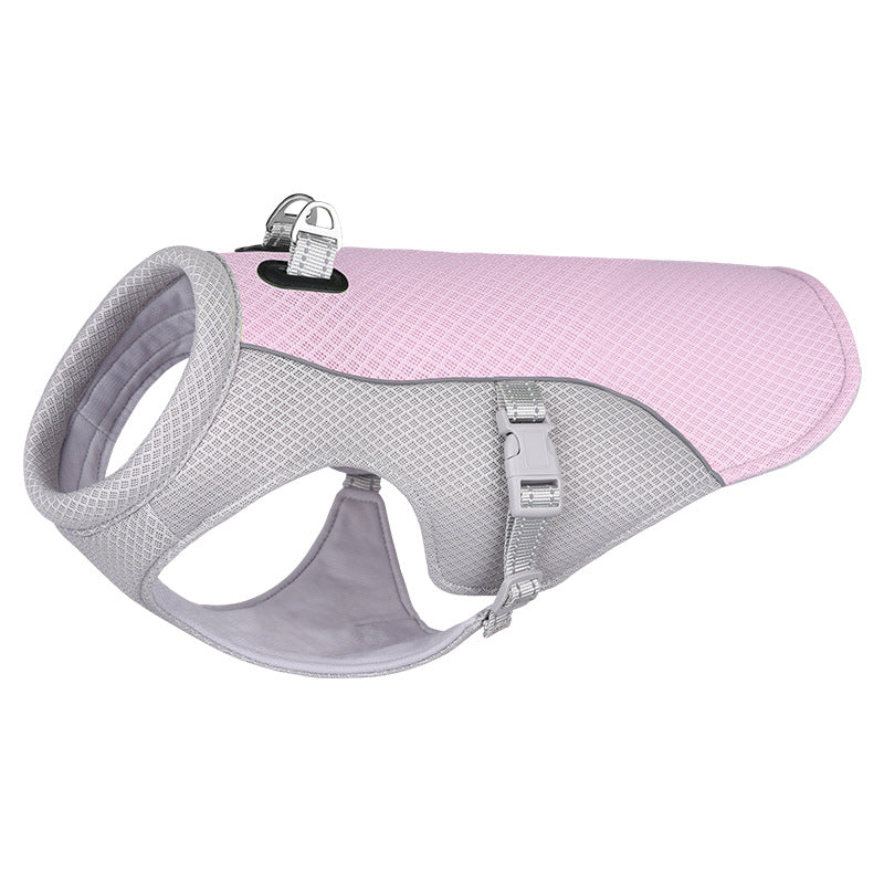 Summer Pet Cooling Vest Breathable Heat-Resistant Sun-Proof Clothing