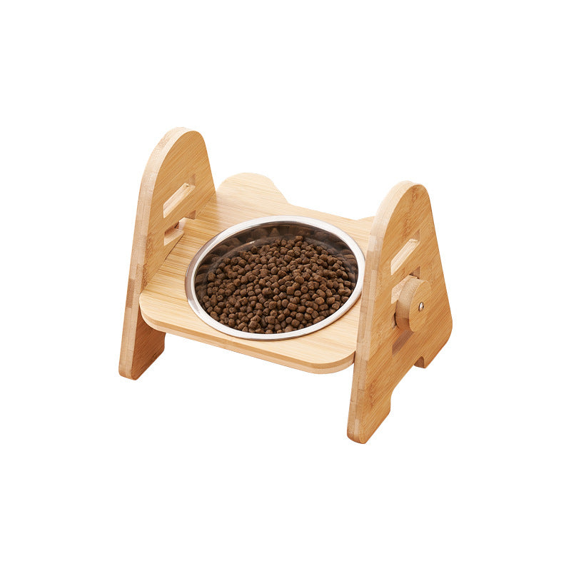 Oblique Mouth Pet Bowl Cervical Spine Protection Feeder