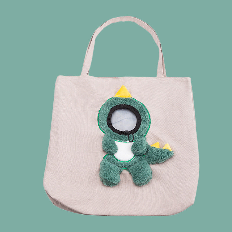 Animal-Shaped Pet Carrier Backpack With Shoulder Strap For Travel