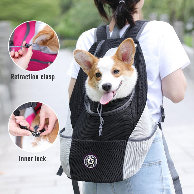 Portable Outdoor Pet Carrier Backpack For Travel