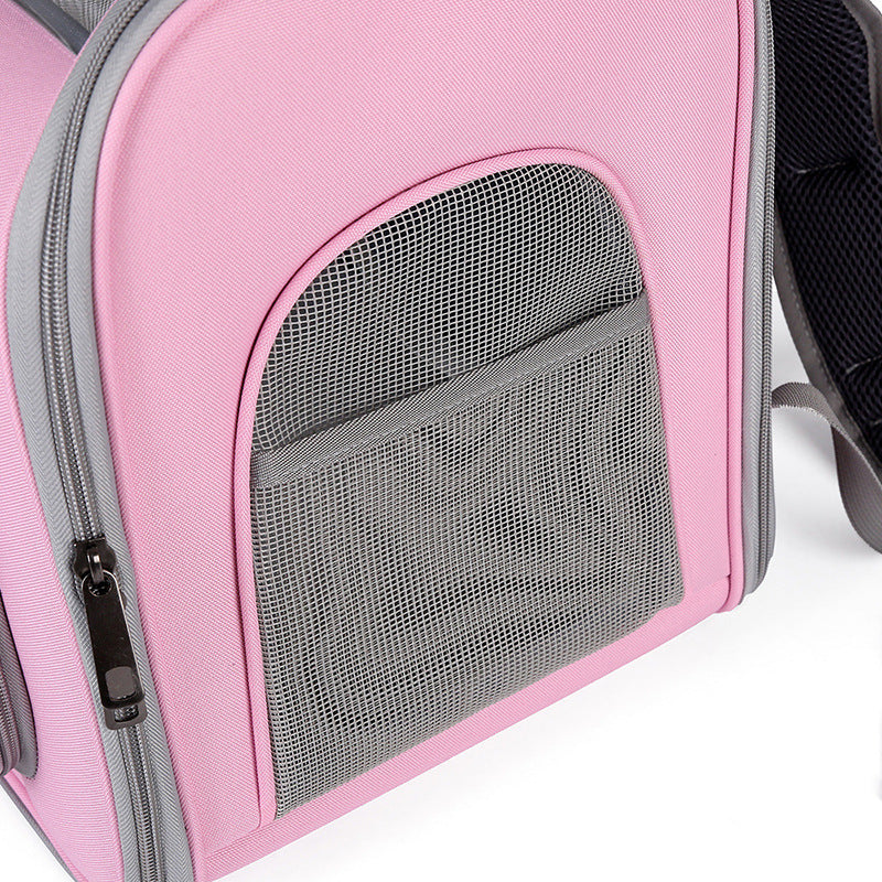 Outdoor Breathable Transparent Pet Carrier With Spacious Design