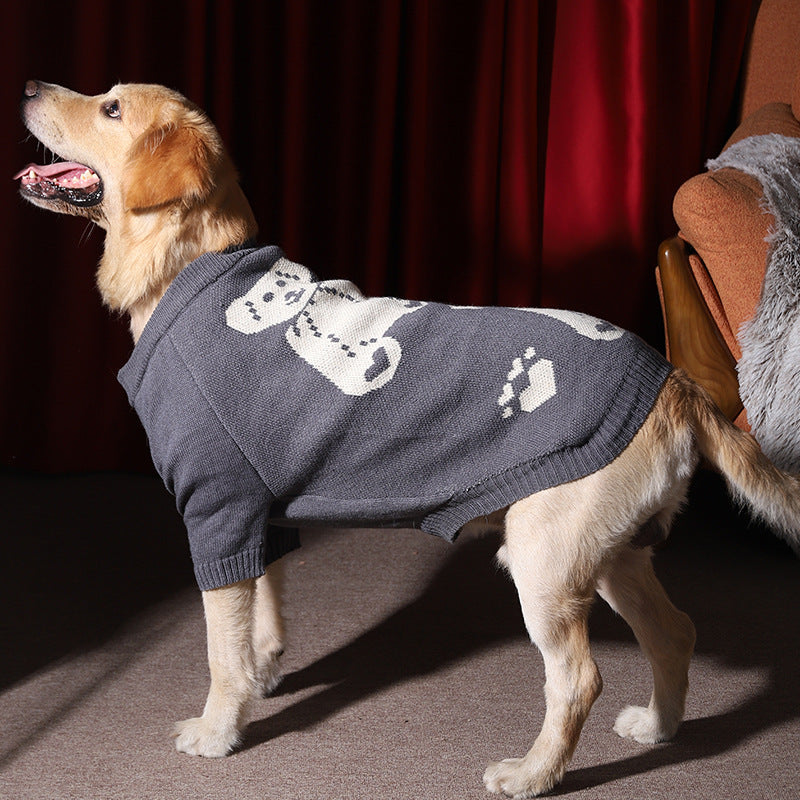 Pet Winter Thick Warm Sweater Large Soft Knit Clothing