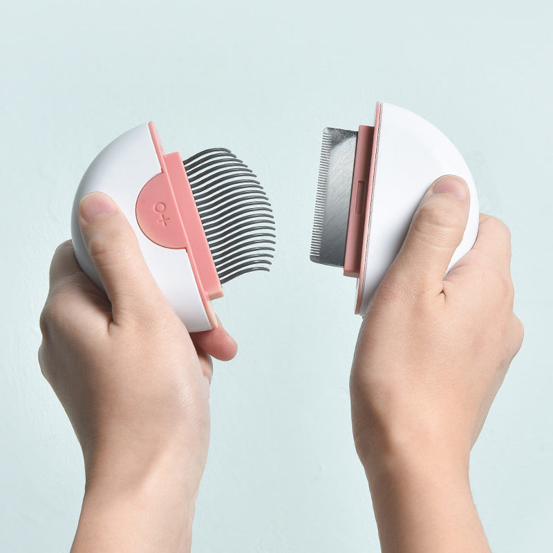 Pet Grooming Comb Steel Brush for Hair Removal and Matted Fur