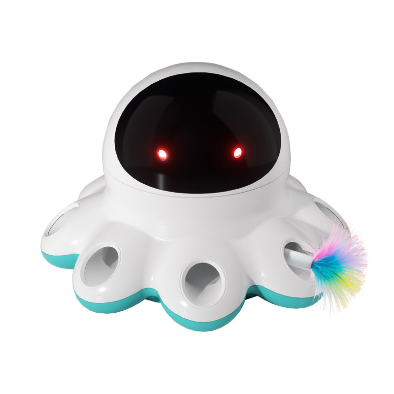 Electric Automatic Pet Teaser Toy Shiny Interactive Fun Toy
