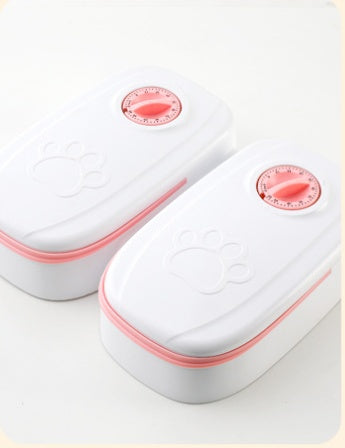 Automatic Smart Pet Feeder Timer Stainless Steel Bowl Dispenser
