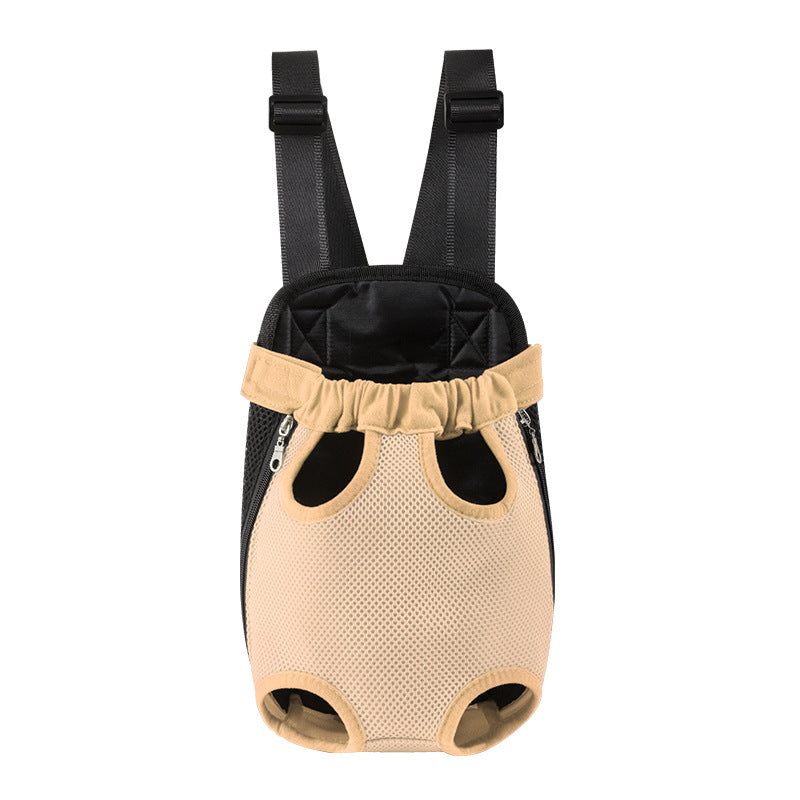 Pet Carrier Backpack Breathable Portable Adjustable Front Travel Bag