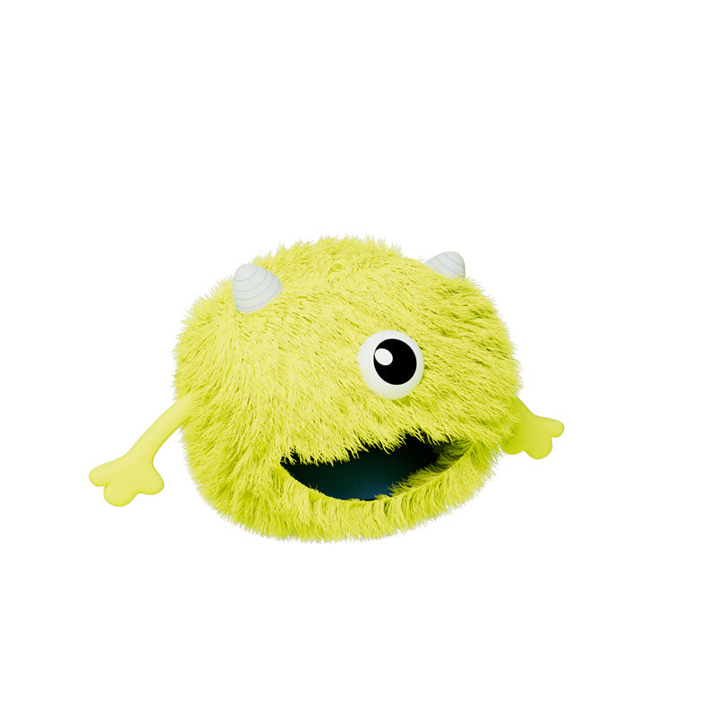 Fluffy Round Indoor Pet Bed Non-Slip Calming Soft Plush Cushion