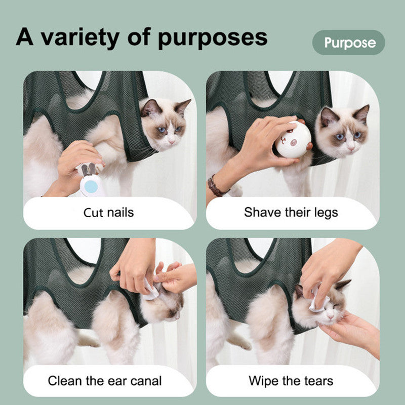 Pet Grooming Hammock Sling for Safe Trimming and Ear Care