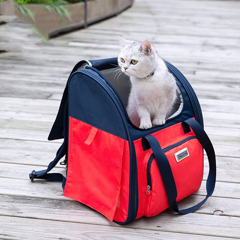 Breathable Waterproof Pet Carrier Backpack And Handbag For Travel