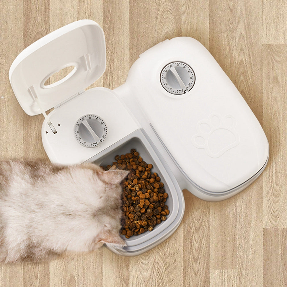 Automatic Smart Pet Feeder Timer Stainless Steel Bowl Dispenser