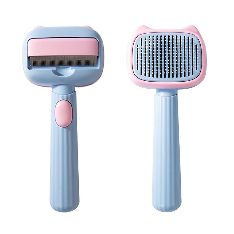 Pet Deshedding Grooming Brush And Dematting Comb For All Coats