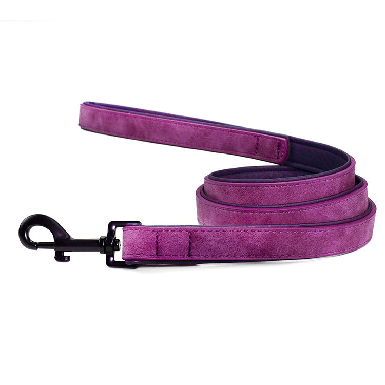 Pet Leash Durable Pull-Resistant Leather Walking Lead