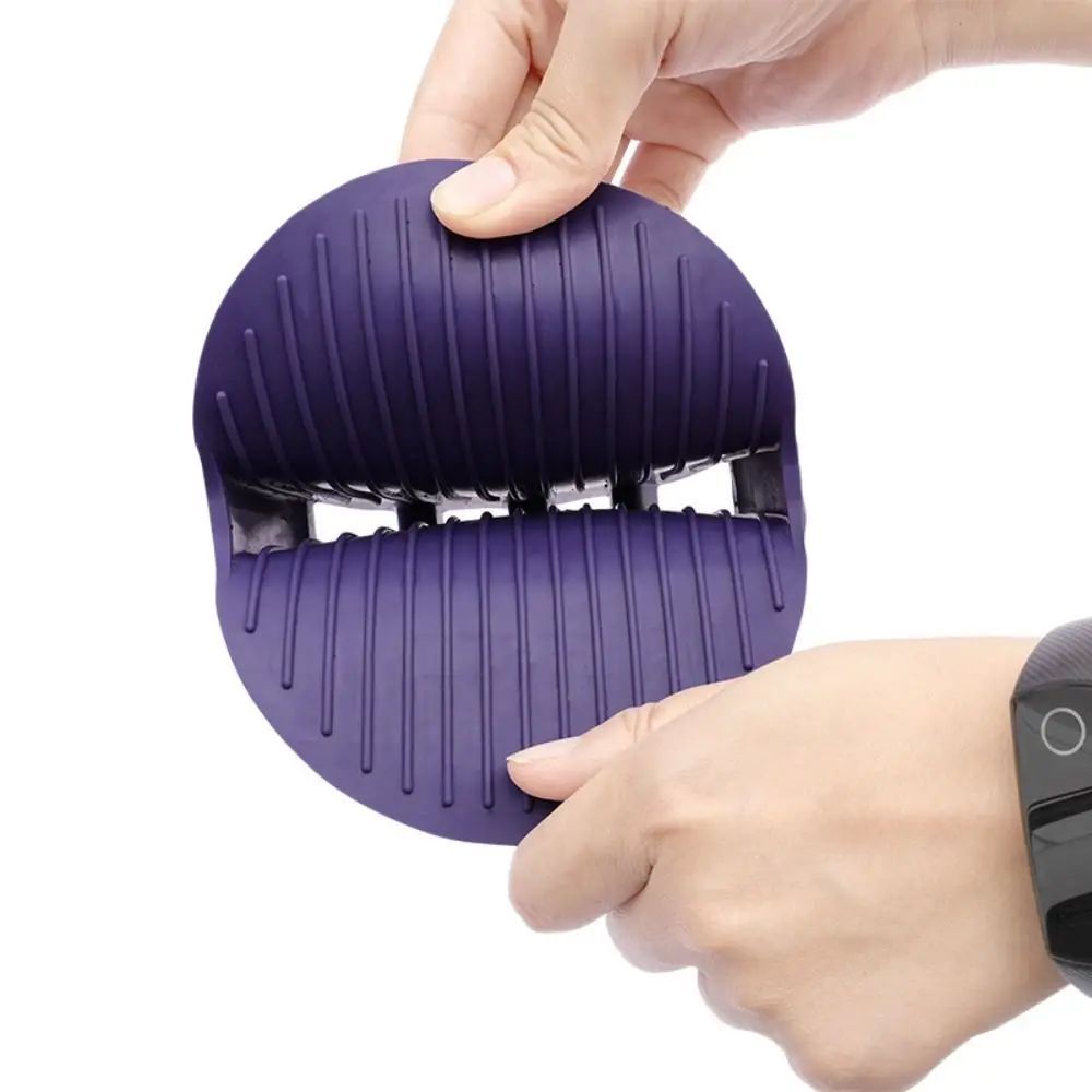 Massaging Pet Shampoo Brush Dual-Sided Soft Bristle Grooming Tool