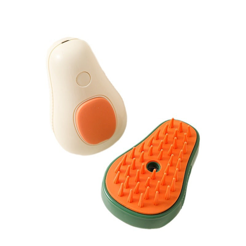 Electric Steam Pet Brush Self-Cleaning Grooming Comb for Massage