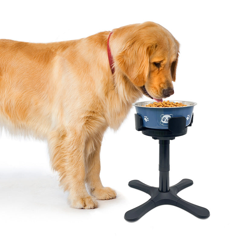 Adjustable Height Pet Bowl Stand Anti-Tumble Feeding Holder