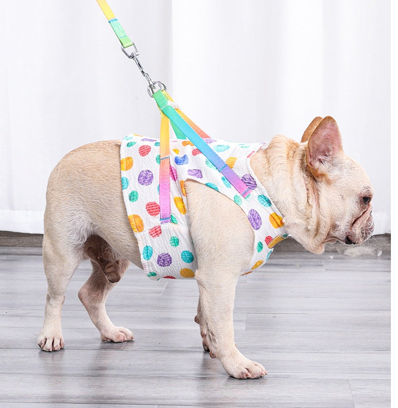 Pet Adjustable Chest Harness Leash For Small And Medium Pets
