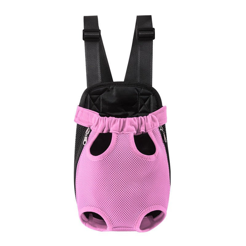 Pet Carrier Backpack Breathable Portable Adjustable Front Travel Bag