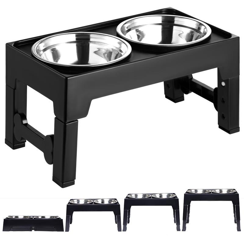 Pet Feeding Bowl with Neck Protection Anti-Tumble Medium Large