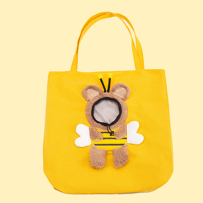 Animal-Shaped Pet Carrier Backpack With Shoulder Strap For Travel