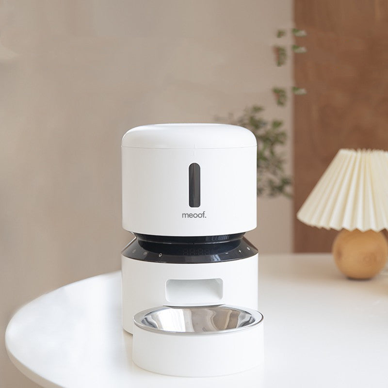 Capsule Automatic Pet Feeder Double Bowl Feeding Station
