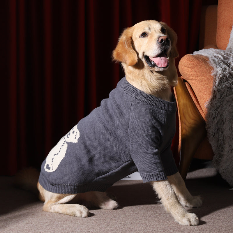 Pet Winter Thickened Sweater Warm Large Knit Clothing