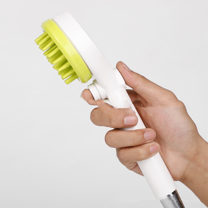 Pet Grooming Massage Comb Bath Brush with Shower Head