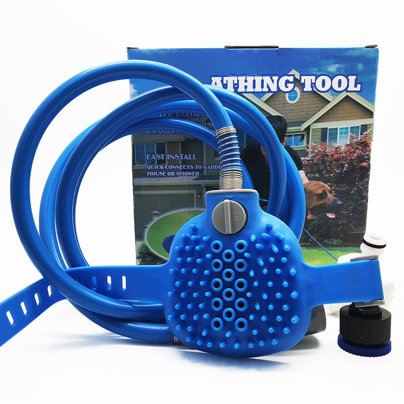 Pet Outdoor Bath Brush Grooming and Cleaning Tool