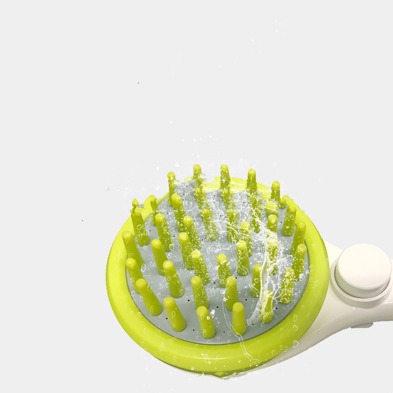 Pet Grooming Massage Comb Bath Brush with Shower Head