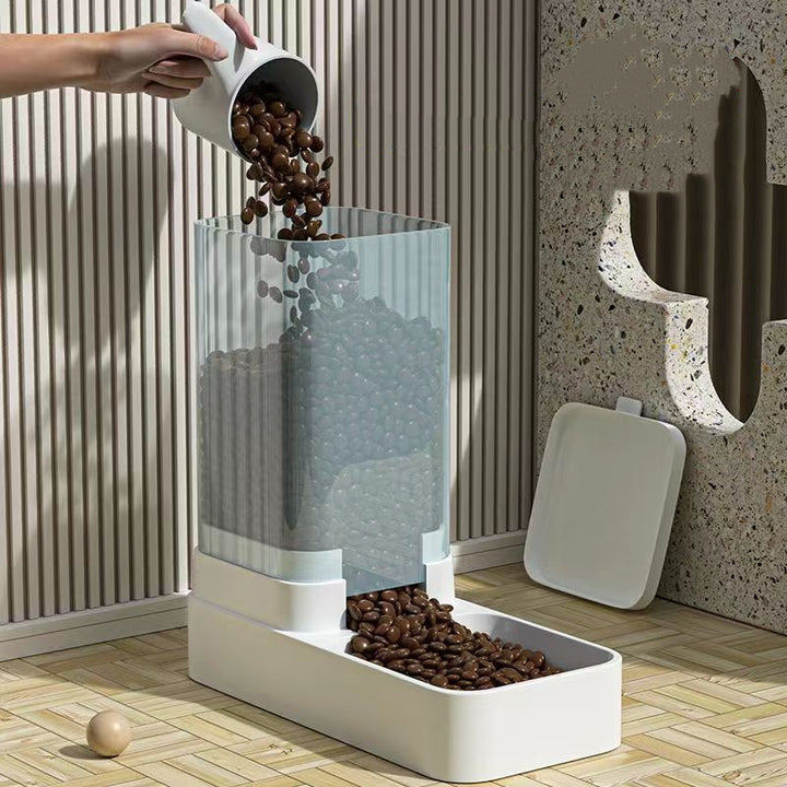 Automatic Pet Food And Water Dispenser Dual Function Feeder