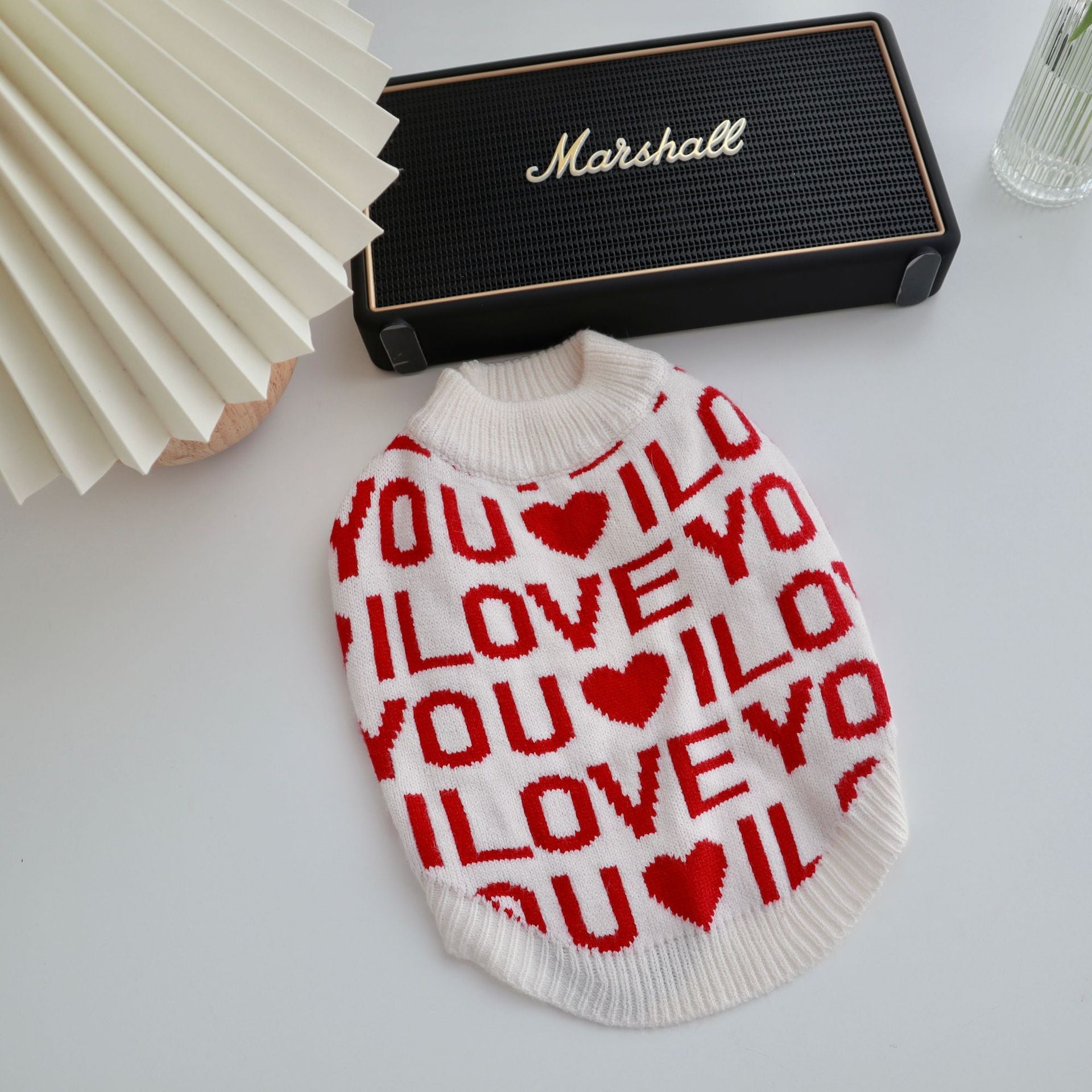 Pet Padded Sweater Warm Soft Knit Clothing for Pets