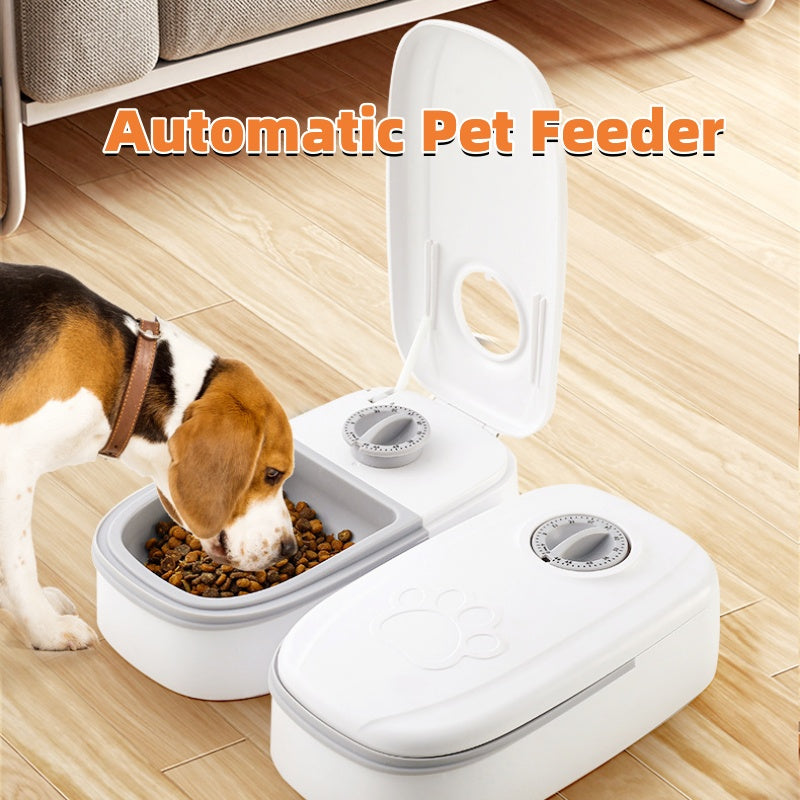 Automatic Smart Pet Feeder Timer Stainless Steel Bowl Dispenser