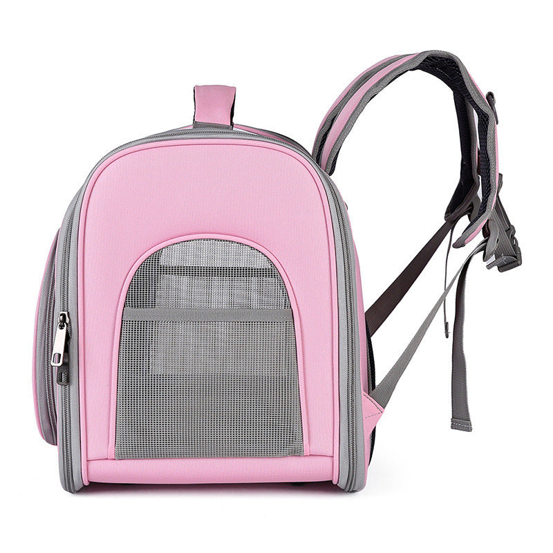 Outdoor Breathable Transparent Pet Carrier With Spacious Design
