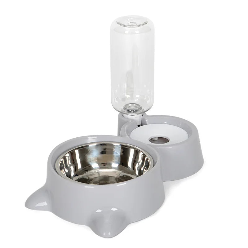 Automatic Pet Food And Water Feeder Bowl Fountain Dispenser