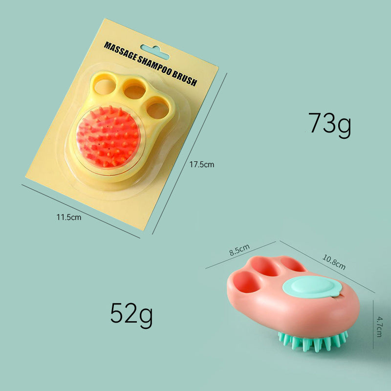 Pet Massage Brush Claw Comb Bath Grooming Tool for Pets