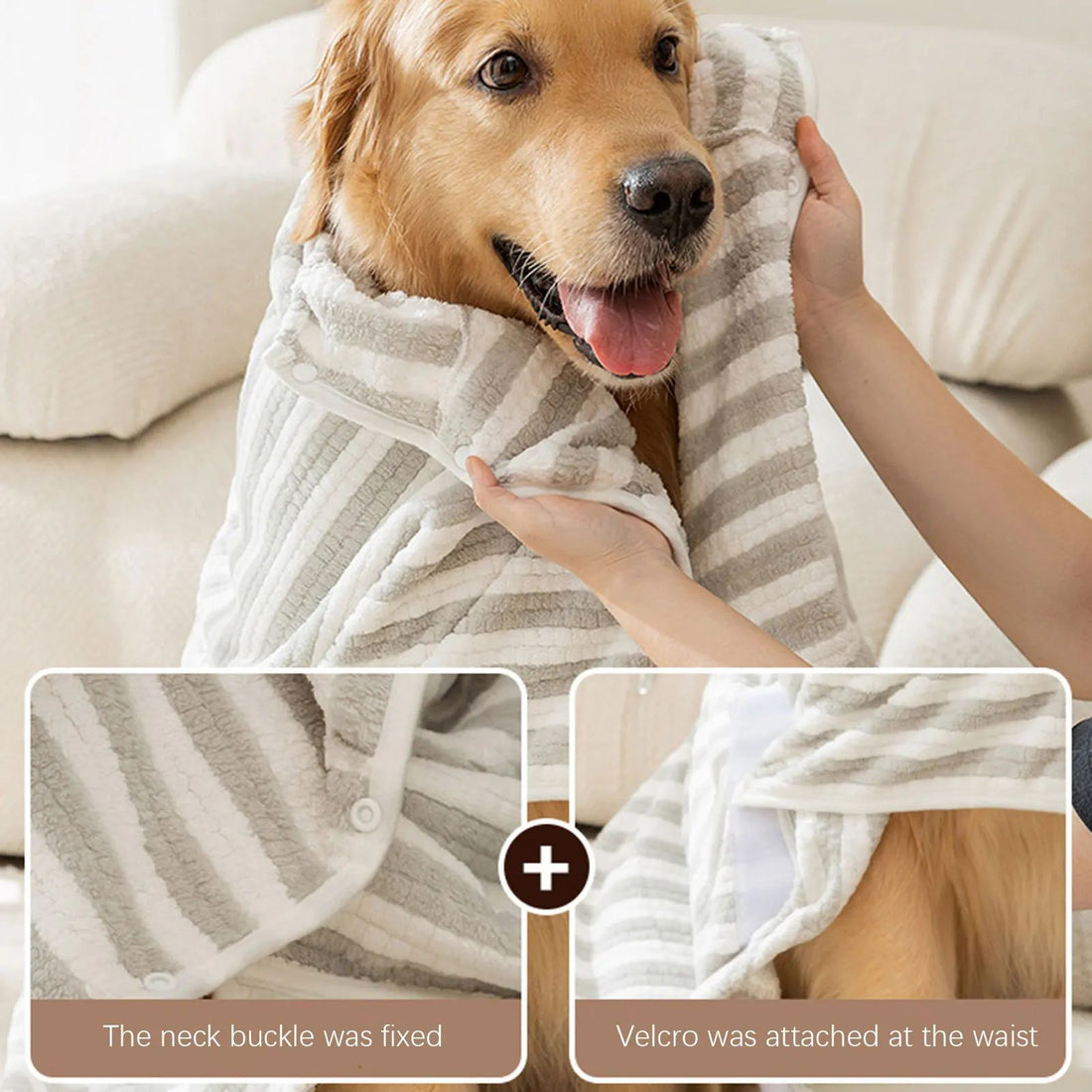 Ultra-Absorbent Microfiber Pet Bath Towel Quick-Drying Soft